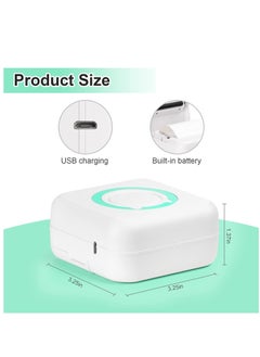 Joyelink Portable Wireless Printer Mini Pocket Bluetooth Thermal Printers with 13 Rolls Printing Paper Compatible with Android iOS Smartphone for Label Receipt Photo Notes and Memos  - Image 4
