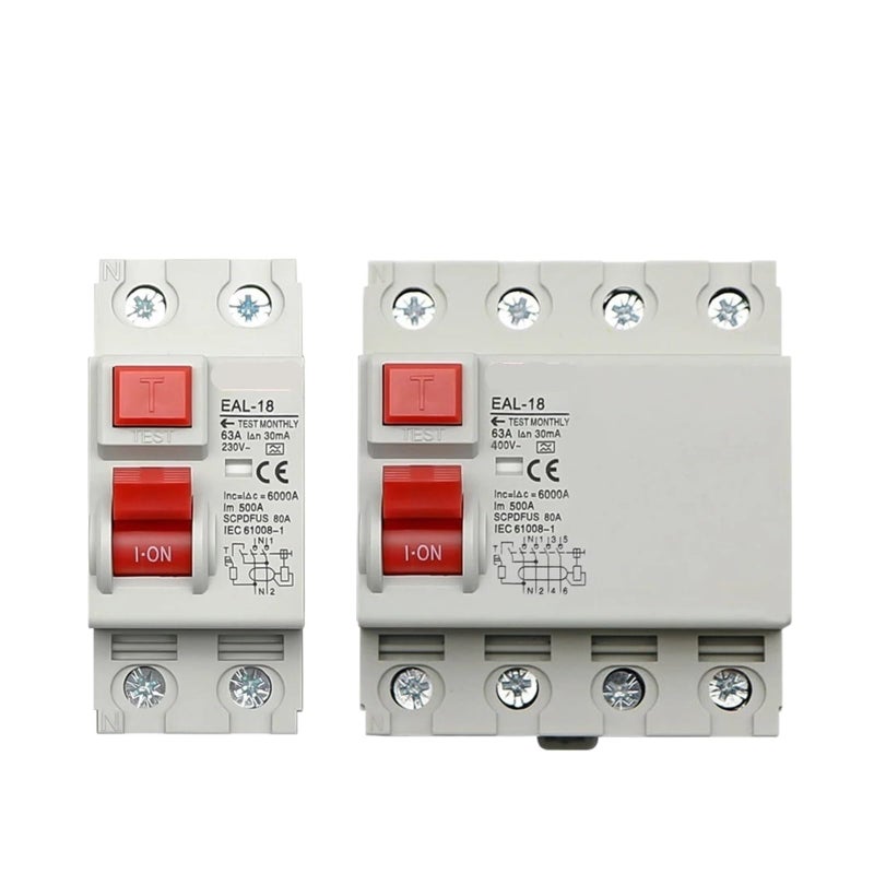 2P 32A 100mA Electromagnetic Residual Current Circuit Breaker RCCB RCD ELCB Safety Switch - Image 2