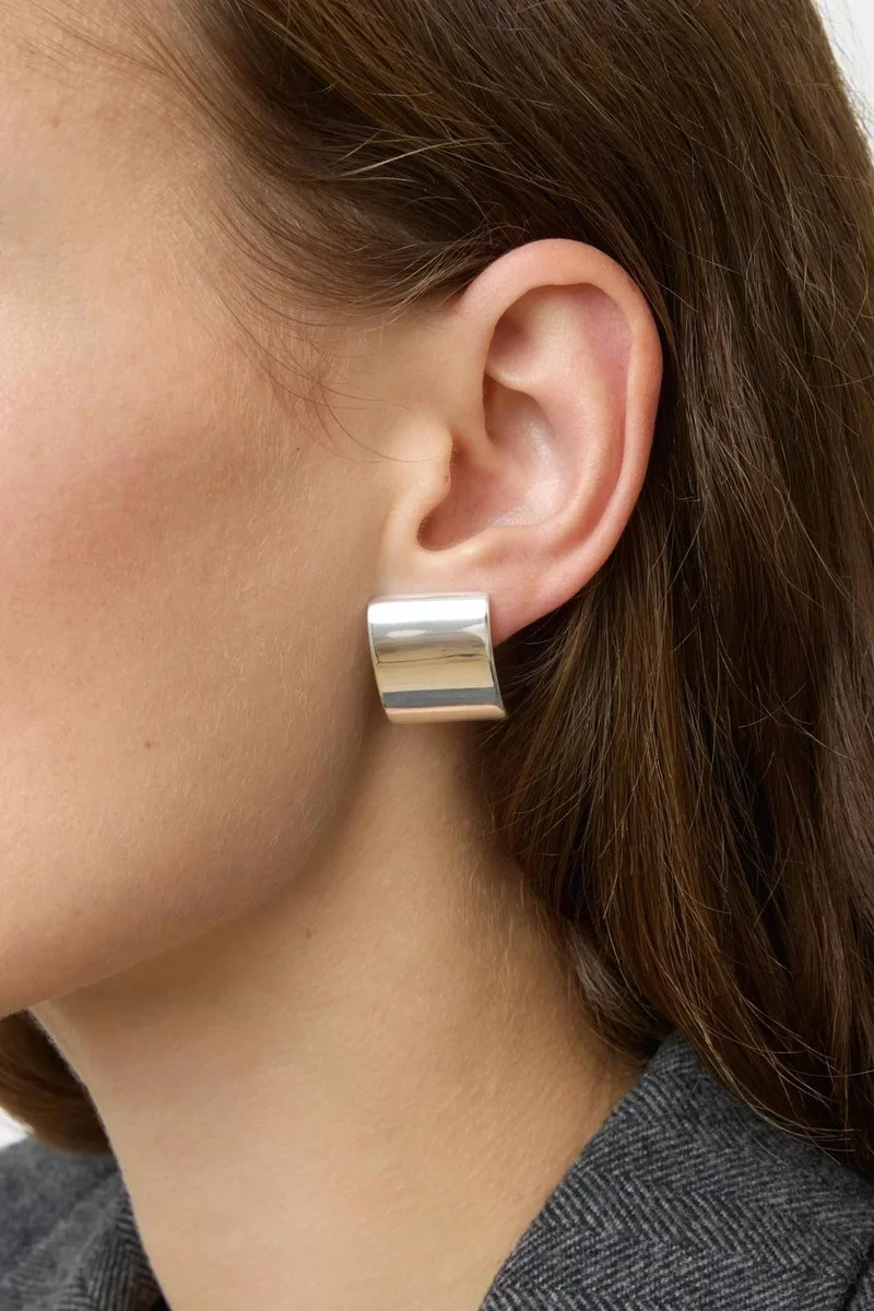 LIE STUDIO Petite Lustrous Angular Drop Earrings