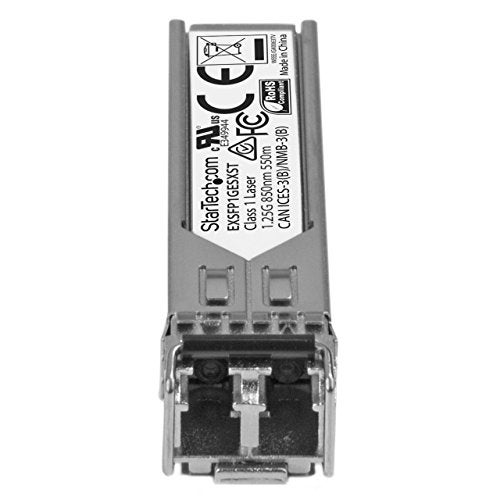 Startech.com StarTechcom Juniper EXSFP1GESX Compatible SFP Module 1000BASESX 1GbE Multimode Fiber MMF Optic Transceiver 1GE Gigabit Ethernet SFP LC 550m 850nm DDM EXSFP1GESXST - Image 3