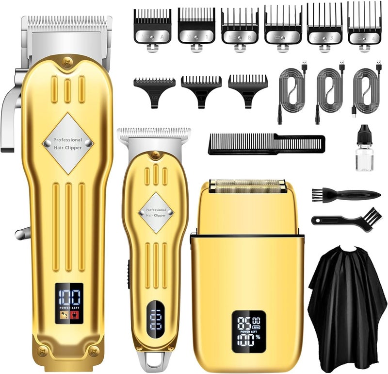 SUNNOW Hair Clippers Professional Cordless for Men Beard Trimmer Hair Trimmer Electric Foil Shavers Razor Kit Rechargeable Hair Cut Machines Mens Beard Grooming Kit for Home Barber