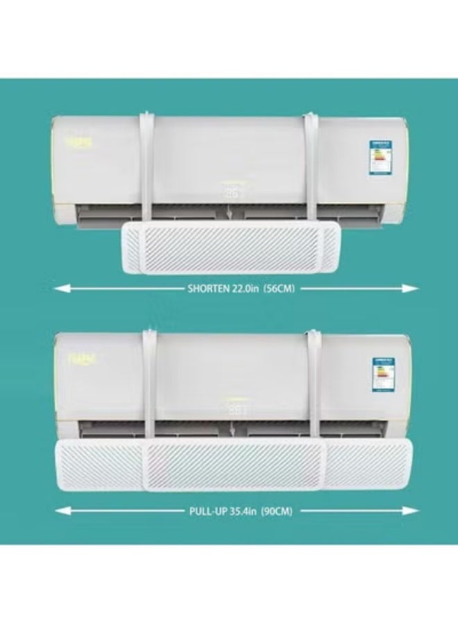 Ac Deflector 3 In 1 Adjustable Air Conditioner Deflector,Universal Retractable Anti Direct Blowing Retractable Air Conditioner Shield, Anti Blast Baffle Wind Direction - Image 4