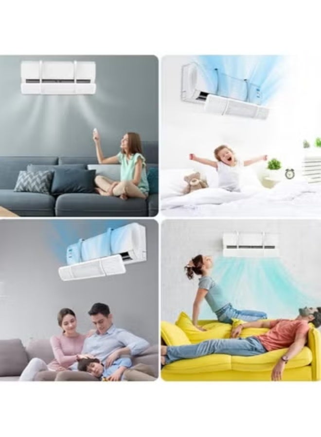 Ac Deflector 3 In 1 Adjustable Air Conditioner Deflector,Universal Retractable Anti Direct Blowing Retractable Air Conditioner Shield, Anti Blast Baffle Wind Direction - Image 5