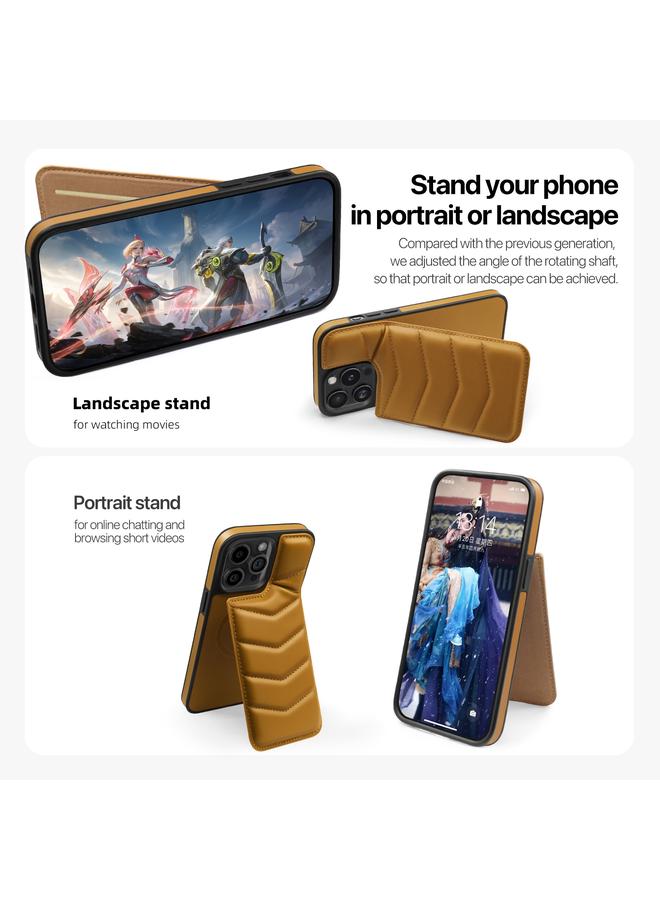 Zaboon Case For iPhone 12 Down Jacket Card Bag Holder MagSafe Phone Case - Image 5