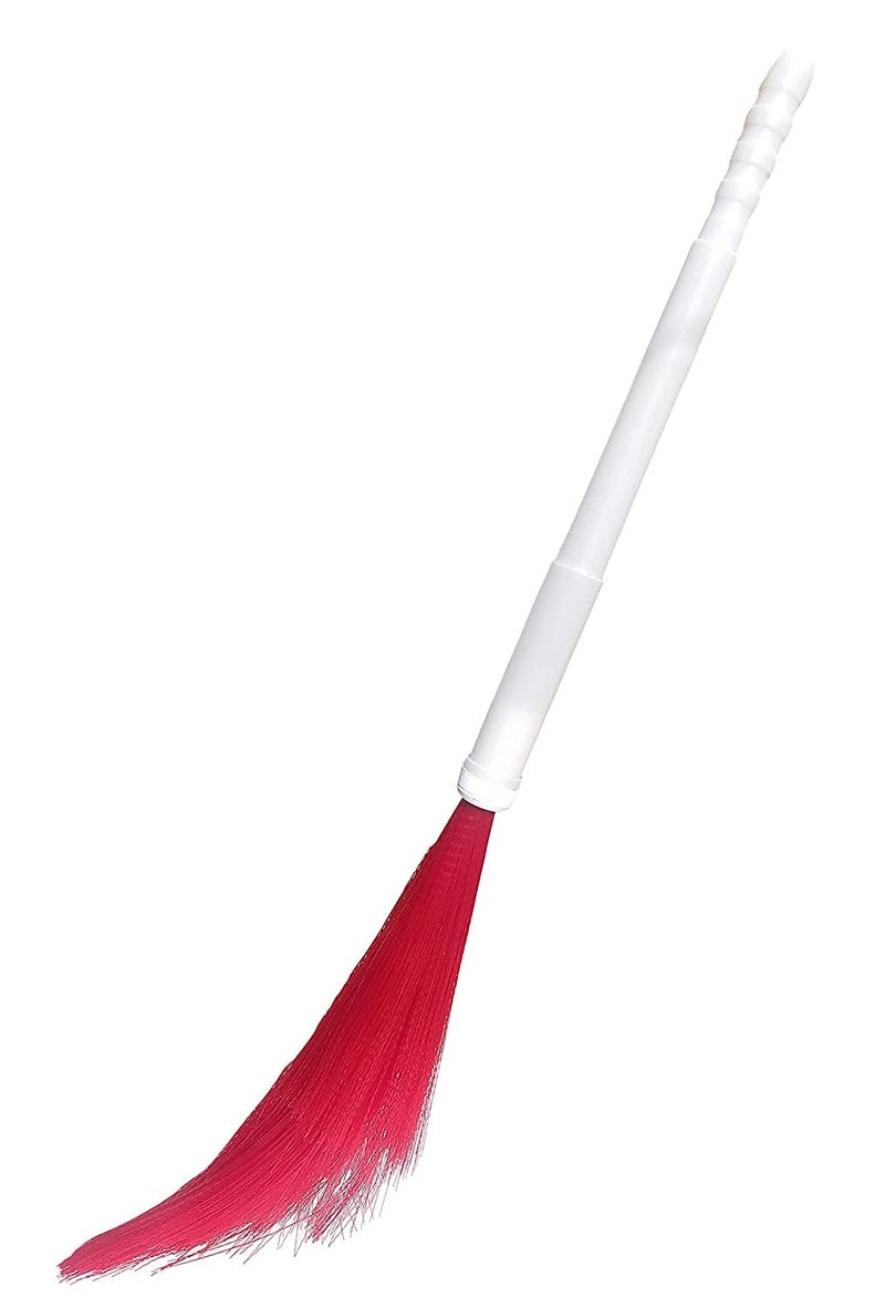 Ephemeral RESH Plastic Broom Fiber Wet and Dry Broom Ideal for Floor Cleaning Adjustable BroomFolding BroomTraveling BroomRandomColor - Image 1