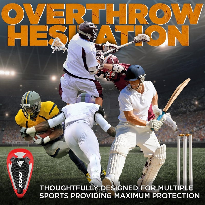 Rdx كوب الحماية للمنطقة الحساسة لفنون القتال المختلطة، الملاكمة، التدريب ومواي تاي، درع واقي مع فتحات تهوية ثلاثية لتدفق الهواء، يستخدم للرجال في الكيك بوكسينغ، الجوجيتسو البرازيلية، الكاراتيه، فنون القتال، التايكوندو، والمبارزات. - Image 3