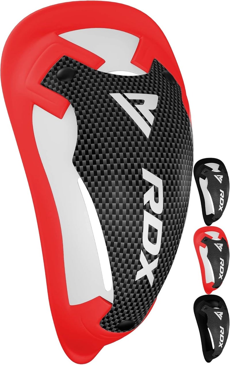 Rdx كوب الحماية للمنطقة الحساسة لفنون القتال المختلطة، الملاكمة، التدريب ومواي تاي، درع واقي مع فتحات تهوية ثلاثية لتدفق الهواء، يستخدم للرجال في الكيك بوكسينغ، الجوجيتسو البرازيلية، الكاراتيه، فنون القتال، التايكوندو، والمبارزات. - Image 1