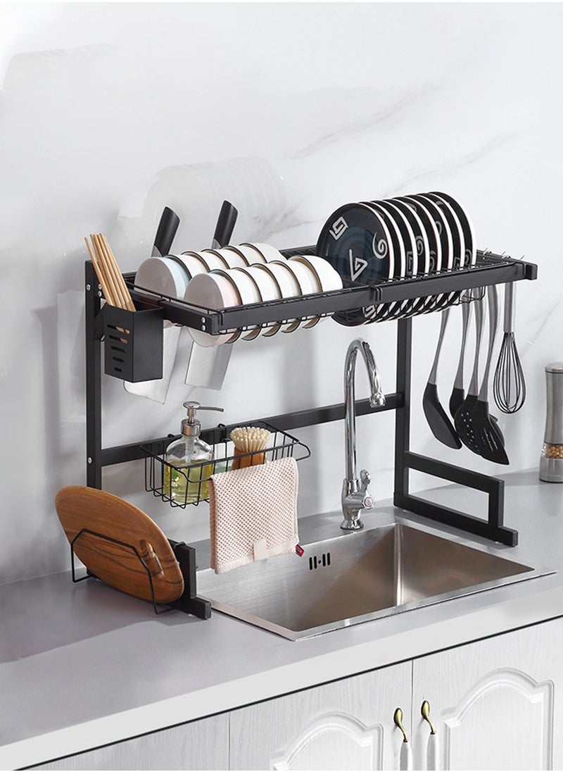 Drainer Rack, Kitchen Organizer, Above Sink Dish Drying Rack, Kitchen Multifunctional Counter Storage Rack, Drainer Organizer with Utensil Rack Drainer Board Cutting Board Holder Rack Stainless Steel - pzsku/Z9EA11675A178E124A3E5Z/45/_/1723228929/bba352cb-fba1-424c-8f85-ffe239f362d1