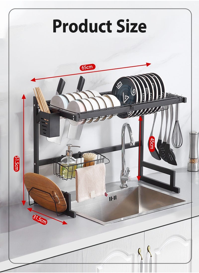 Drainer Rack, Kitchen Organizer, Above Sink Dish Drying Rack, Kitchen Multifunctional Counter Storage Rack, Drainer Organizer with Utensil Rack Drainer Board Cutting Board Holder Rack Stainless Steel - pzsku/Z9EA11675A178E124A3E5Z/45/_/1723228939/1095e25c-8ee9-4b25-ba84-5d241488be88