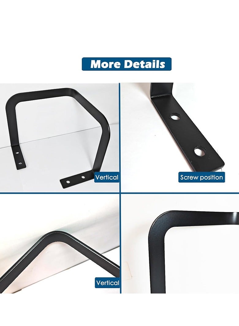 Generic 2 - Piece Set of Bed - corner Mattress Fixing Rod Brackets and Mattress Anti - slip Stopping Kits. Made of metal, it's sturdy and durable, effectively preventing the mattress from slipping and stabilizing it easily. - Image 3