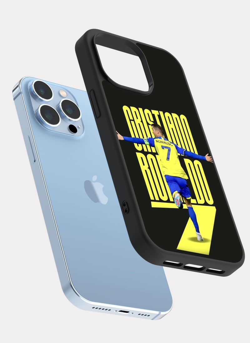 بكسلات كفر ايفون 13 برو ماكس كرستيانو رونالدو ازرق - Image 2