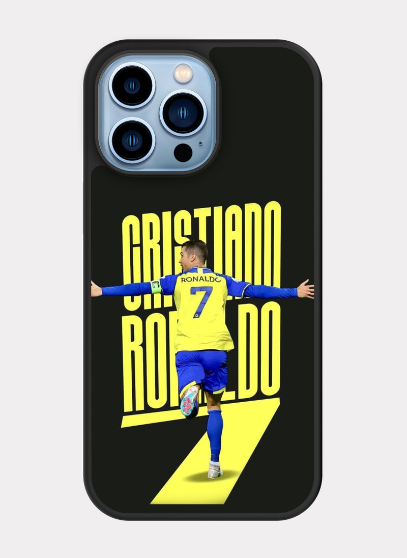 بكسلات كفر ايفون 13 برو ماكس كرستيانو رونالدو ازرق - Image 1