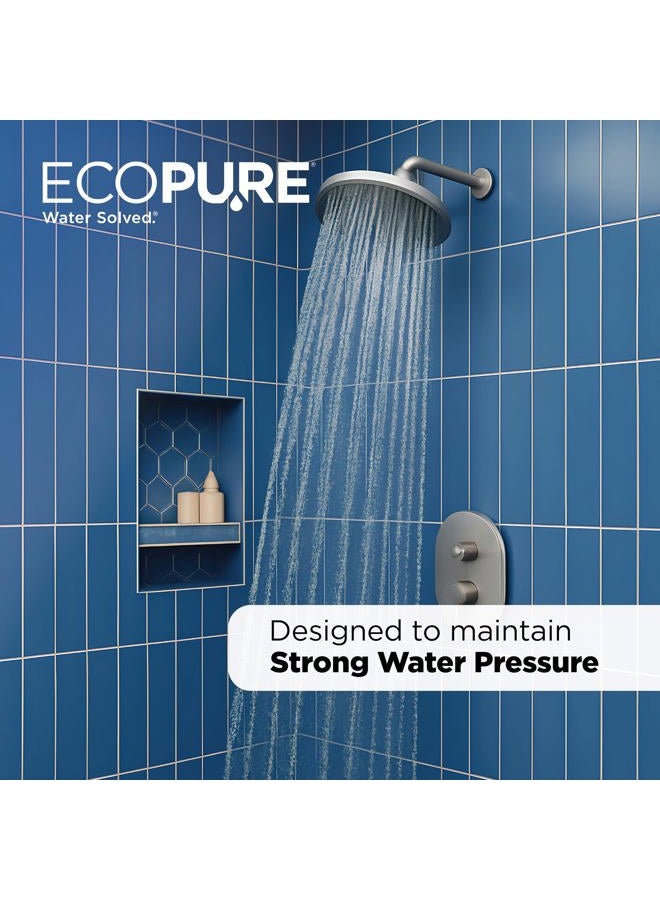 EcoPure EPW2P Pleated Whole Home Replacement Water Filter-Universal Fits Most Major Brand Systems (2 Pack), White/Blue - Image 5