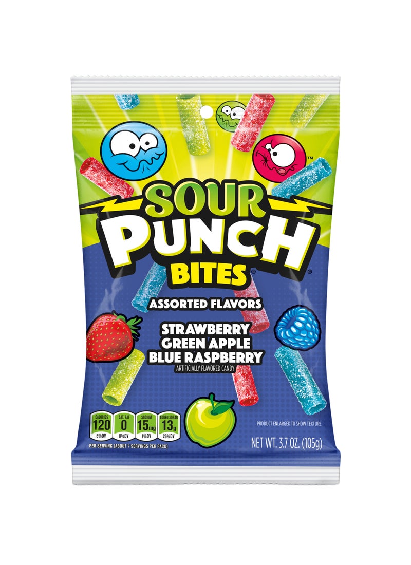 Sour Punch Bites Assorted Flavors 105g - Image 1