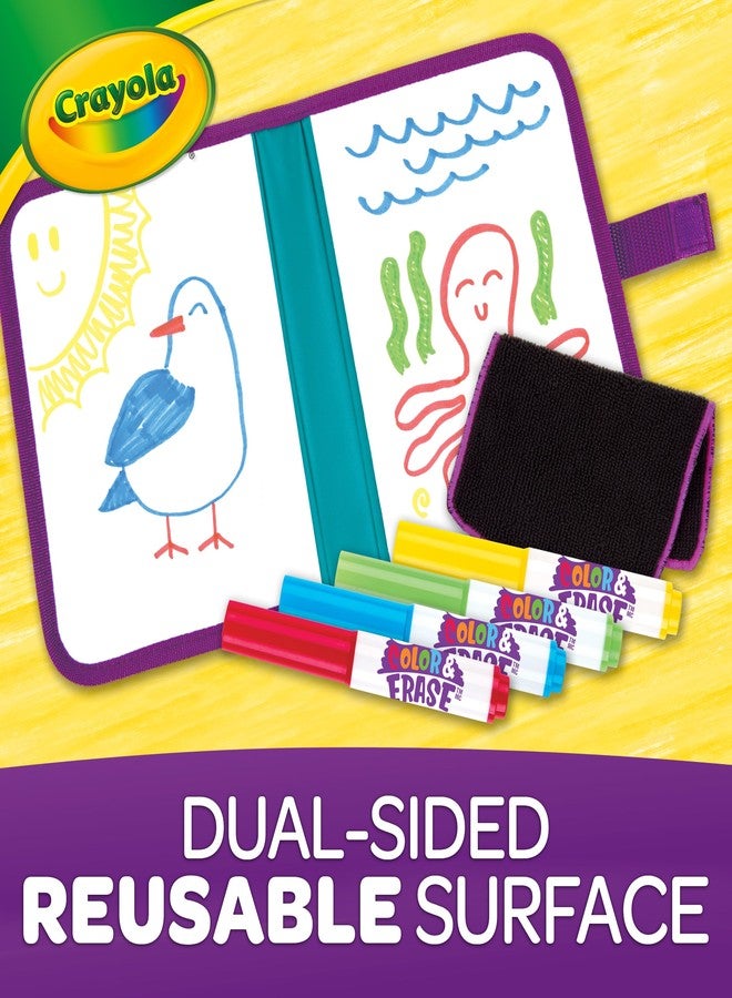Crayola Color & Erase Drawing Board for Kids, Travel Coloring Kit, Drawing Toy, Toddler Coloring Set, Gift for Kids, 3+ - Image 4