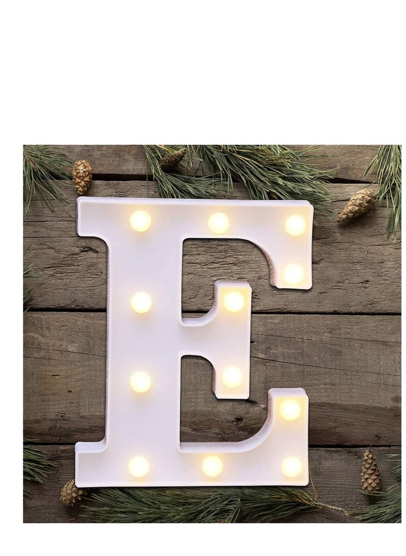 Generic - A white LED message consisting of 4 illuminated letters that form the word (Love) For romantic lovers, Valentine's Day, engagement parties, weddings, and happy occasions - Image 1
