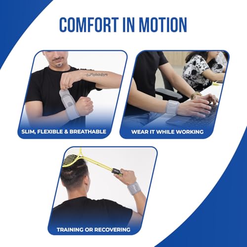 Leeford Wrist Wrap for Men & Women | Adjustable Neoprene Sports Wrist Support Band for Pain Relief | Compression Wrap for Boxing, Deadlift & Gym Workout | Universal Size - Image 4
