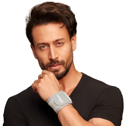 Leeford Wrist Wrap for Men & Women | Adjustable Neoprene Sports Wrist Support Band for Pain Relief | Compression Wrap for Boxing, Deadlift & Gym Workout | Universal Size - Image 1
