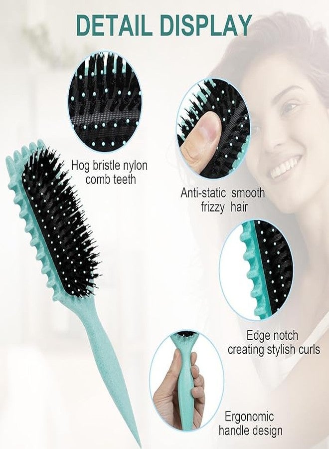 Flygon Curl Defining Brush, Hair Brush for Curly Hair Curl Brush Styling Brush Shaping and Defining Curls Define Curls Brush Curl Define Brush Curly Hair Bath Products for Women and Men Less Pulling - Image 3