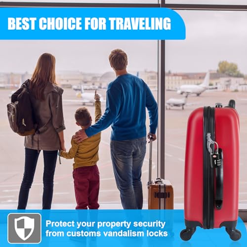 Diyife TSA Luggage Locks, [ Zinc Alloy Version][2 Pcs] Diyife TSA Approved Luggage Lock 3-Digit Re-settable Combination Lock, Code Lock for Travel Suitcase Luggage Bag Lockers (Black) - Image 4