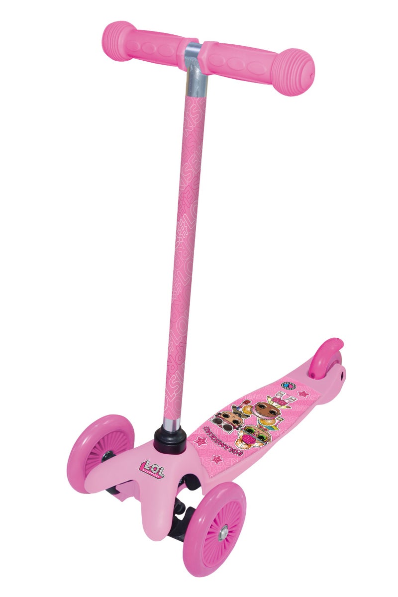 MONDO LOL Surprise 3-wheeled Scooter Twist N Roll | Pink Scooter | Kids Scooter | Outdoor Adventure - Image 1
