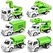 Bloolilies 6 Pack Diecast Garbage Truck Toys Mini Alloy Trash Truck Kids Play Vehicles Set Cars Toys for Toddlers Boys Ages 3 4 5 6 7 Years Old Birthday Gift Party Favors Goodie Bag Stuffers - Image 3