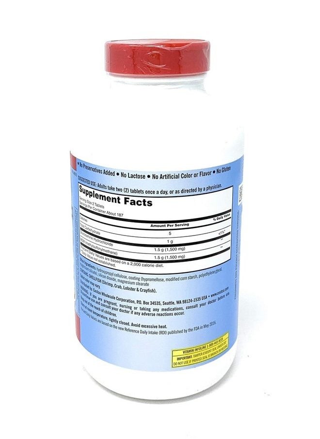 Kirkland Signature - Extra Strength Glucosamine HCI 1500mg With MSM 1500 mg 375 Tablets - Image 1