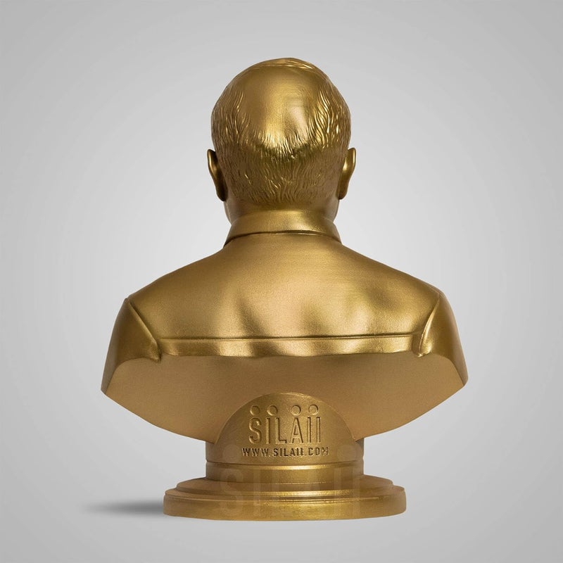 SILAII Y S Rajasekhara Sculpture 8 INCH Gold Colour - Image 5