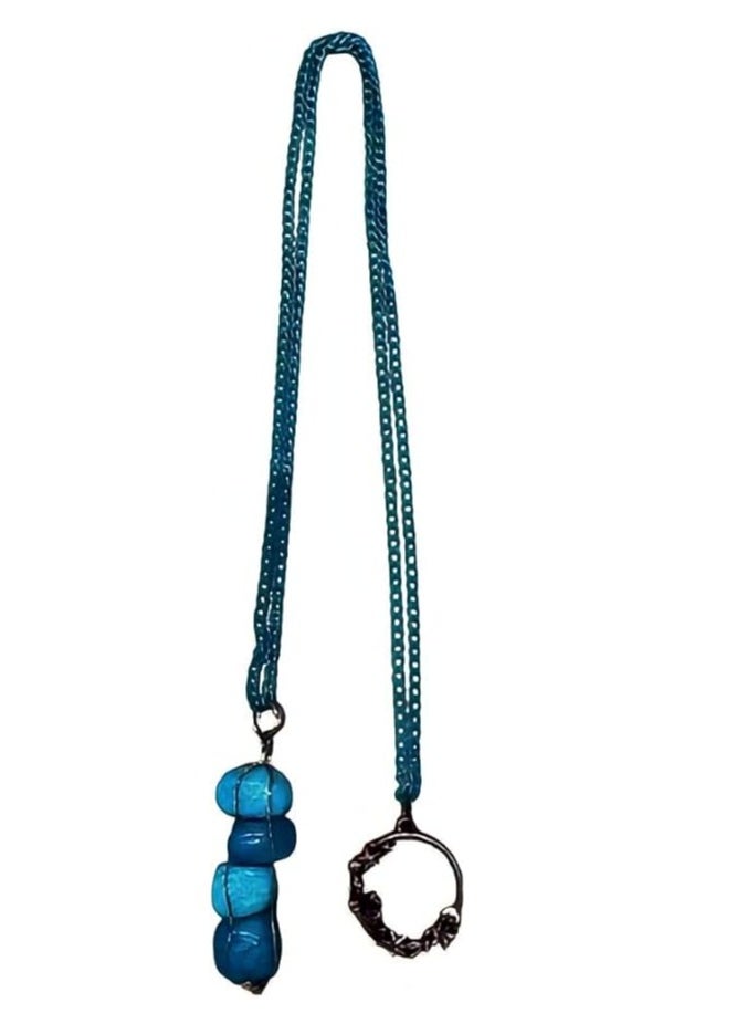 tag The turquoise stone pendulum used in magnetic hypnosis  - Image 2