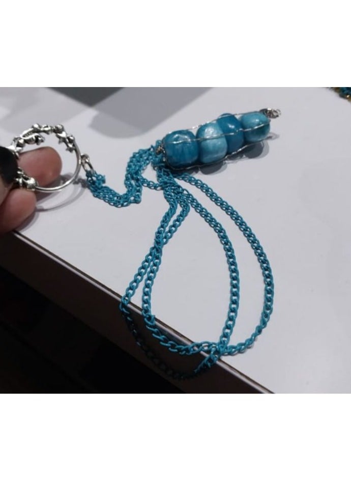 tag The turquoise stone pendulum used in magnetic hypnosis  - Image 3