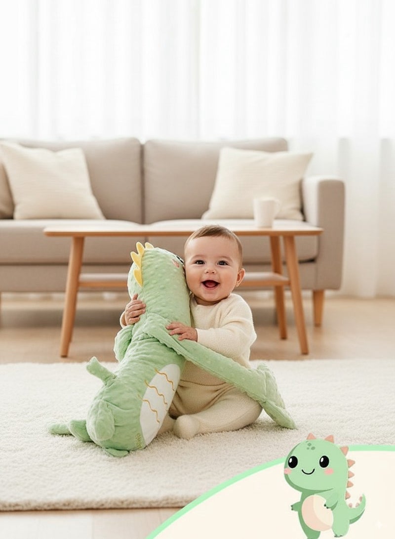 Halamine Baby Soothing Palm Baby Patting Sleeping Toy Toddler Sleep Soother Dinosaur Baby Patter Toddler Patter for Sleep, Three-Speed Adjustment, Remote Control, Free Hands (Green) - Image 5
