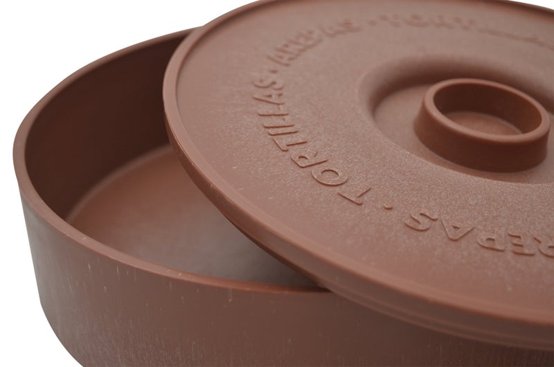 IMUSA USA Microwave Tortilla Warmer, 1 Pack, Brown - Image 4