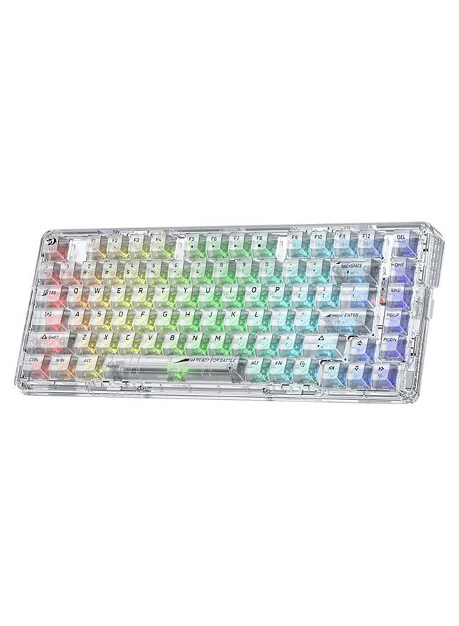 ريدراجون لوحة مفاتيح الألعاب الميكانيكية اللاسلكية Elf Pro K649CT RGB. - Image 1