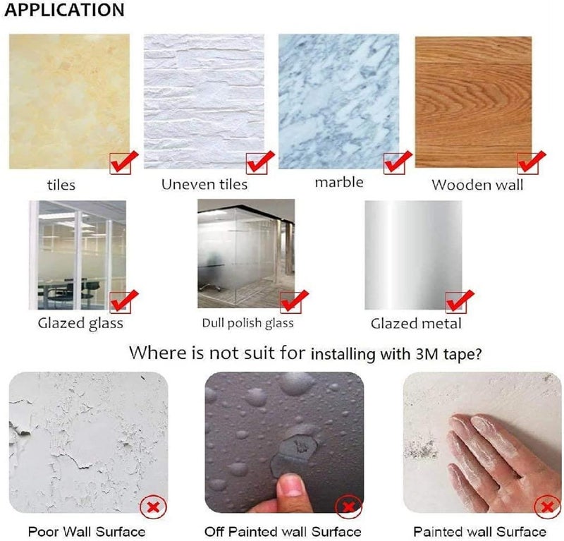 JANNYRO JANNYRO Adhesive Wall Hook Heavy Duty Strong Nail Transparent Screw Holder Wall Hanging Solutions Without Drilling for Kitchen Bathroom Home Decor Items Photo Frame Hooks Key Holder  - Image 2