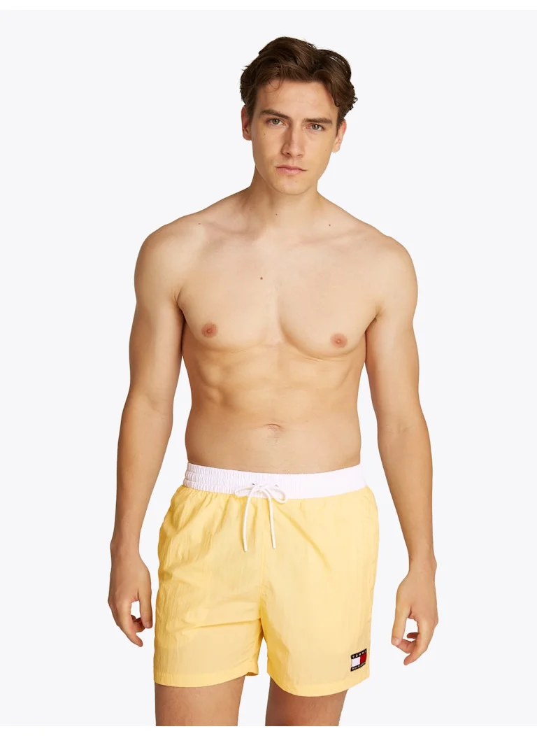 تومي هيلفيغر Logo Drawstring Swim Shorts