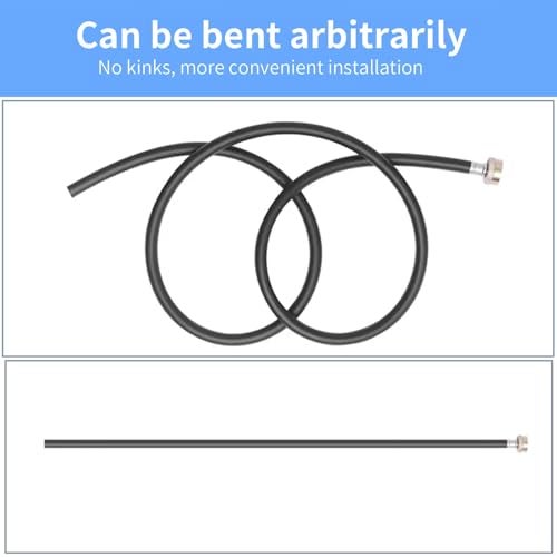 atadbtae Dehumidifier Hose, ¾ Inch FHT Connection, No Kink, Black (12FT) - Image 3