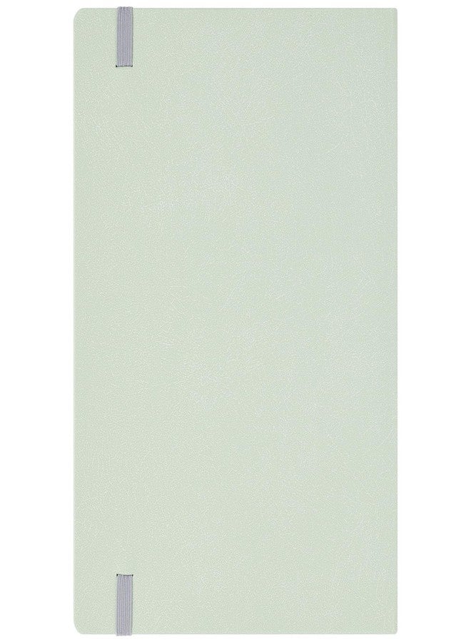 Maruman MNEMOSYNE Journal Notebook, 8.5 x 6.02 Inches (A5), 5mm dot grid, Hard cover with Elastic band, Bookmarks & Inner pocket, 90 gsm, 120 Sheets/240 Pages, Mint Green, 1 ea. (N888-53) - Image 3