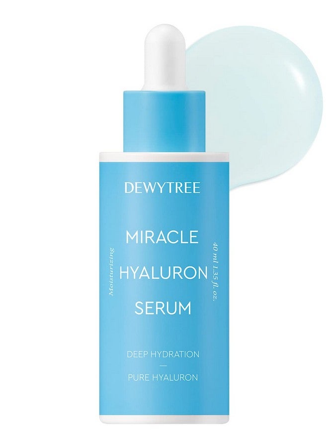 DewyTree Miracle Hyaluron Serum Hyaluronic Acid Facial Serum With Peptides Panthenol And Ceramide For Lifting Effect Antiaging & Repairing Skin Barrier 1.35 Fl.Oz. - Image 1
