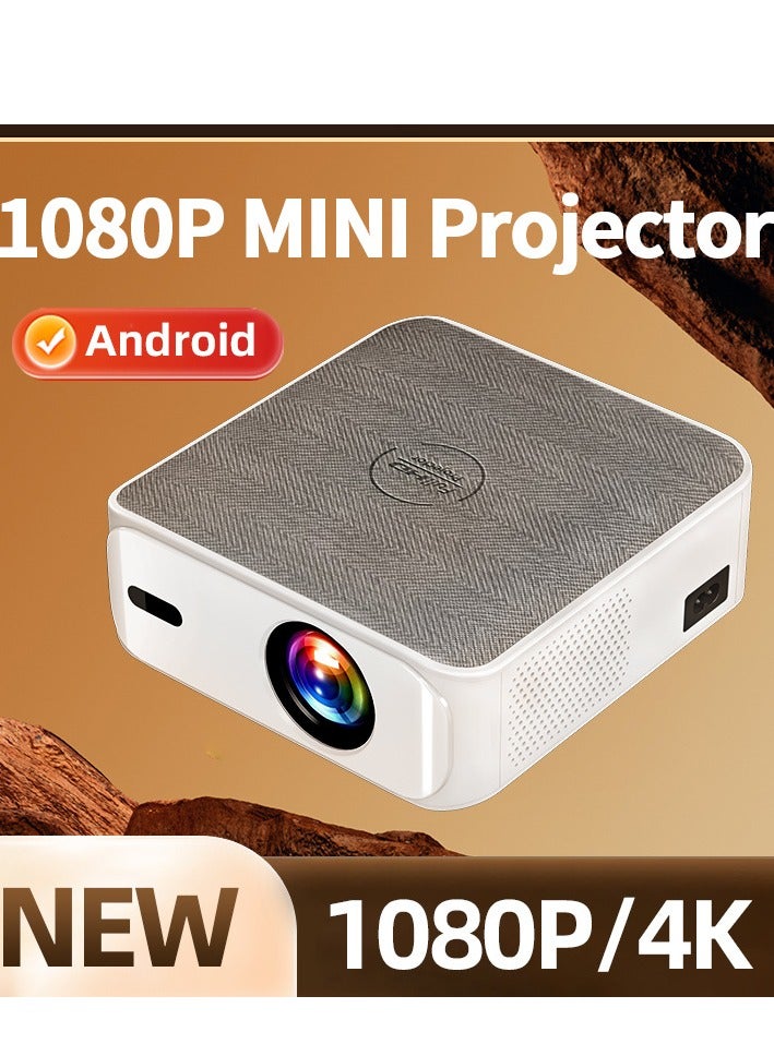 T30 intelligent Android WiFi projector for home bedroom wall projection, small family cinema, mobile phone projector  - Image 1