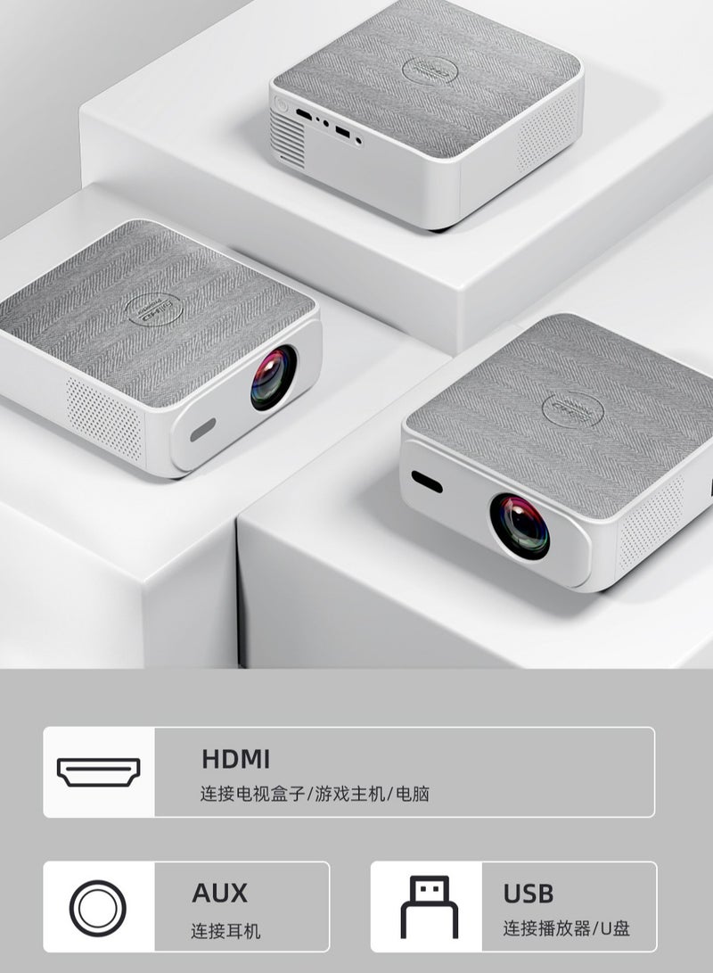 T30 intelligent Android WiFi projector for home bedroom wall projection, small family cinema, mobile phone projector  - Image 5