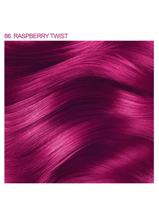 Adore Semi Permanent Hair Color Vegan And Crueltyfree Hair Dye 4 Fl Oz 086 Raspberry Twist (Pack Of 1)  - Image 3