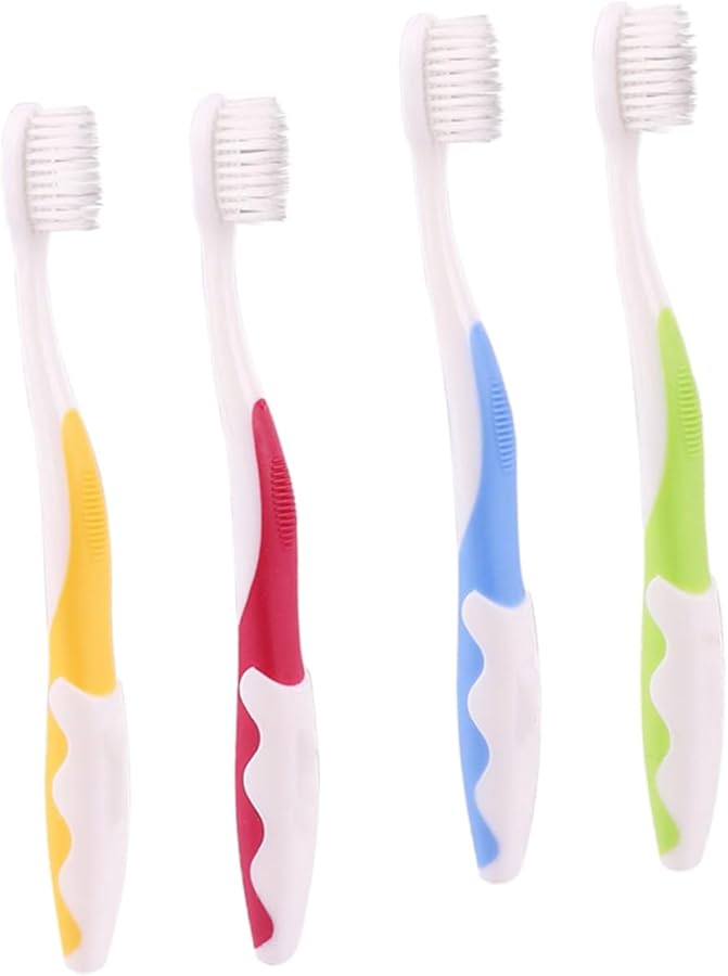 4Pcs Soft Bristle Toddler Training Toothbrushes With Slip Resistant Handle For Kids Oral Care - Image 1