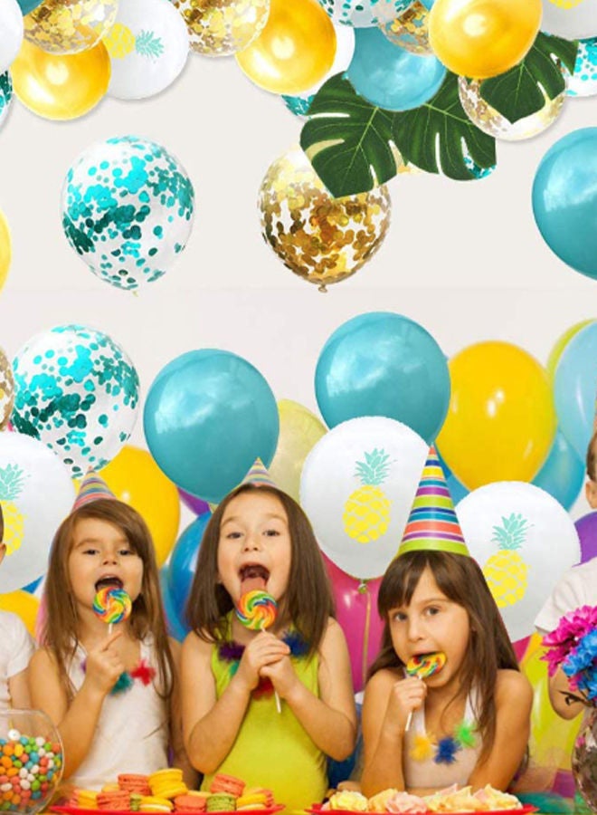 نيبمينينت مجموعة بالونات حفلات هاواي الاستوائية مكونة من 62 قطعة - Image 3