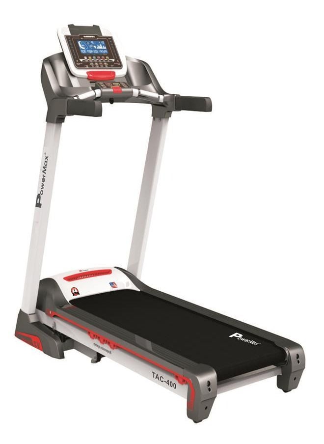 PowerMax Fitness Fitness Tac-400 (6Hp Peak) Semi-Commercial Treadmill For Home, Gym And Cardio With Auto-Incline, 12 Pre-Set Programs, Max.Speed 18 Km/Ph, Max User Weight 120 Kg,.  - Image 3