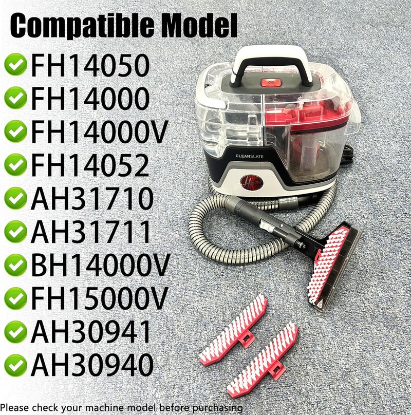 Eifrthe ملحق فرشاة FH14050 متوافق مع منظفات السجاد Hoover CleanSlate Plus FH14050 للموديلات FH14000 وFH14000V وFH14052 وAH31710 وAH31711 وBH14000V وFH15000V وAH30941 وAH30940 منظف البقع - Image 2