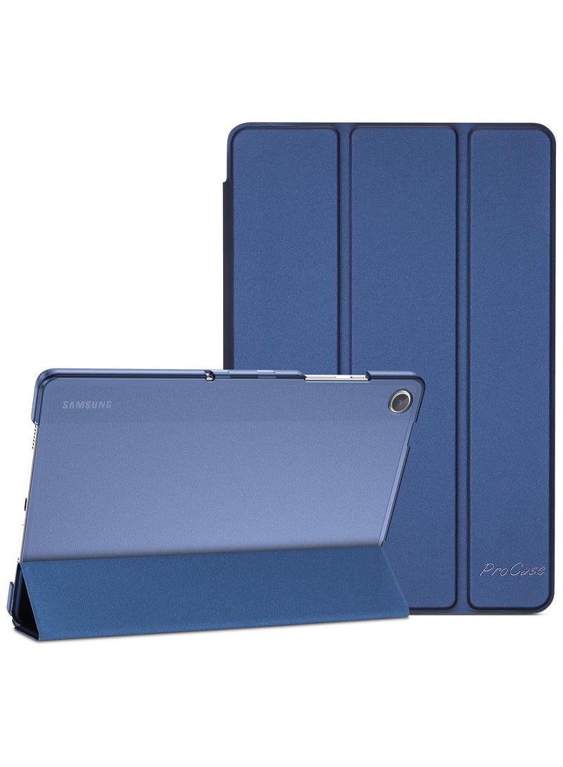 Premium Case for Samsung Galaxy Tab A9 Plus, Smart Cover with Pencil Holder, Soft Baby Skin Silicone Back and Full Body Protection, Auto Wake/Sleep Cover For Samsung Galaxy Tab A9 Plus 11 inch (Navy)