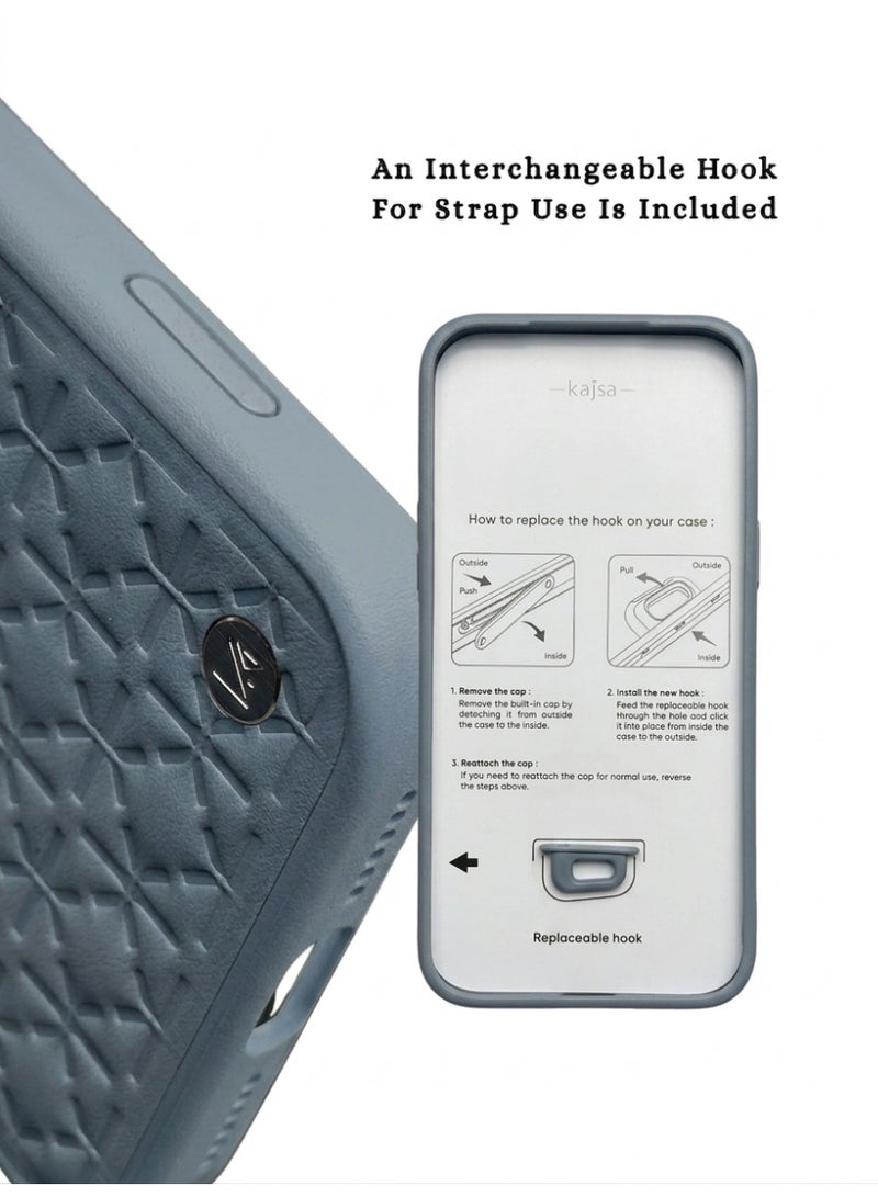 KAJSA Premium Shockproof Camera Protection Case – Luxury Texture Finish with Aluminium Lens Frame 17 pro Max - Image 2