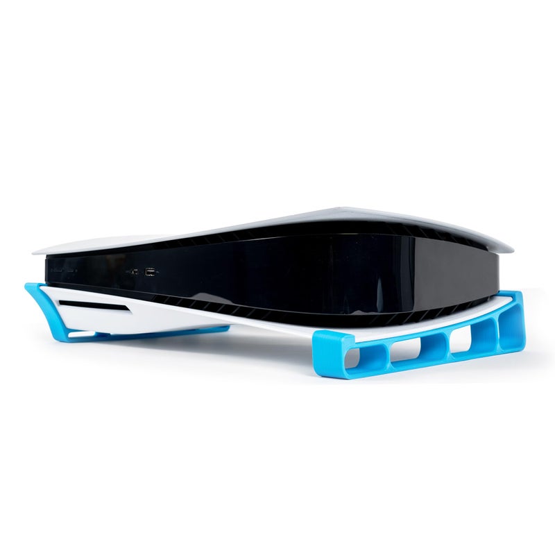 Glistco Skates - Horizontal Stand Compatible with PS5 - Disc Edition (Blue) - Image 1