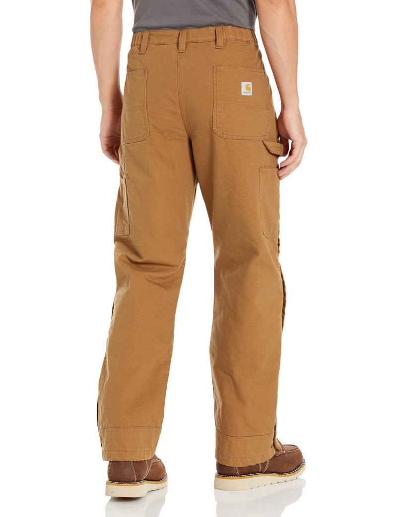 carhartt Loose Fit Washed Duck Insulated Pant Carhartt Brown - Image 2