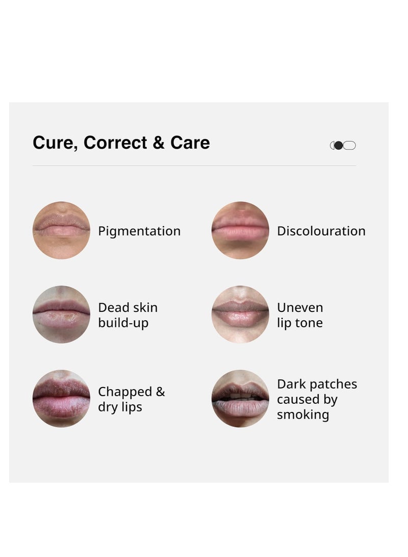 Cureskin Lightening Lip Scrub for Men and Women | Lip Scrub for Dark Lips to Lighten Pink - Image 4